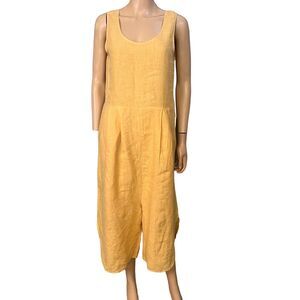 Filosofia Sam Linen Jumpsuit Oversized Cropped Lagenlook Boho